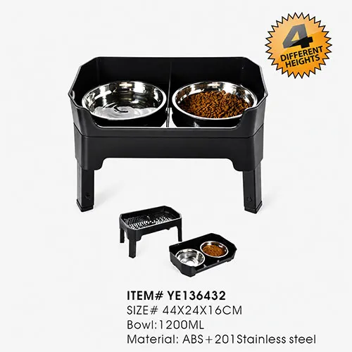 Elevated Double Dog Bowl