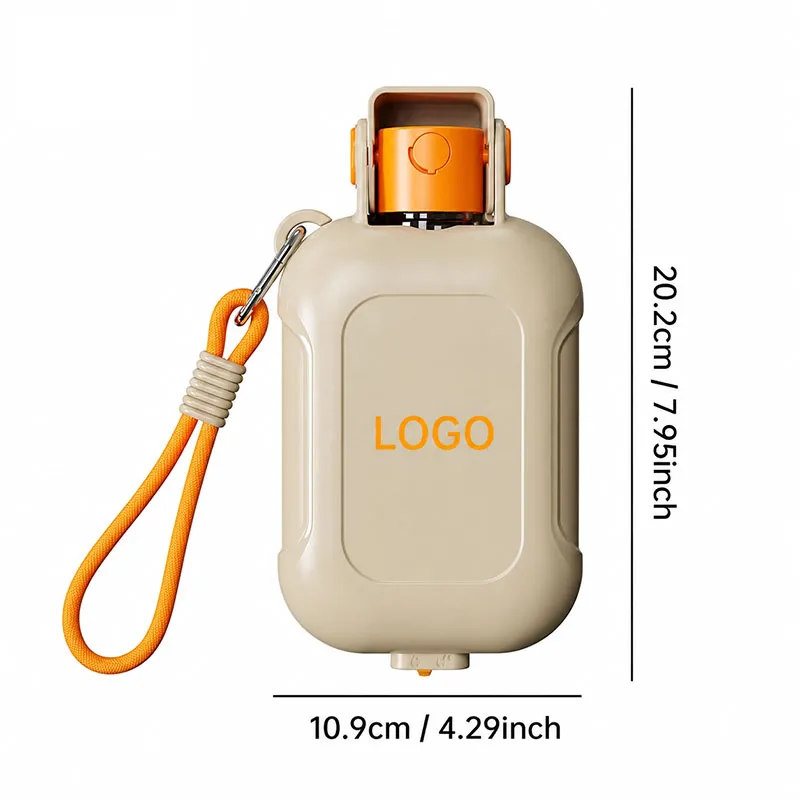 2-in-1 Large Capacity Dog Water Bottle