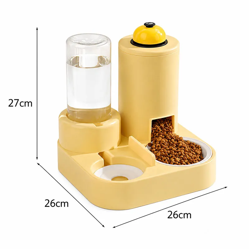 2 And 1 Gravity Pet Feeder Water Dispenser