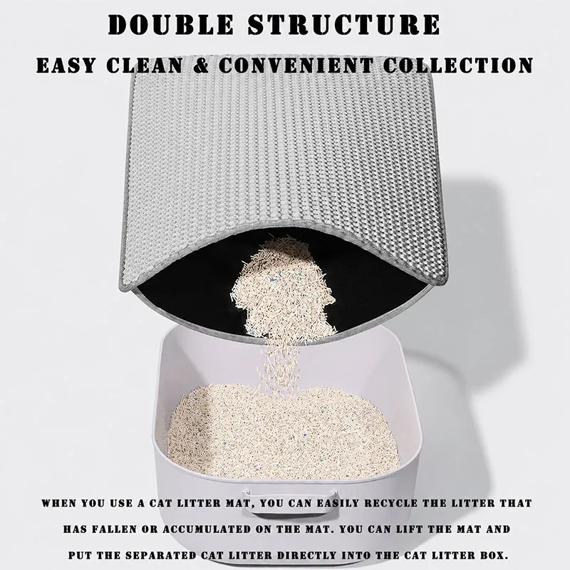 Double Layer Cat Litter Mat