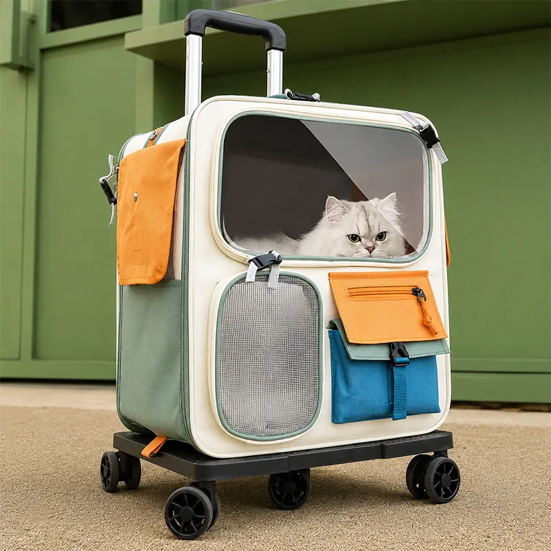 Pet Carrier With Wheels