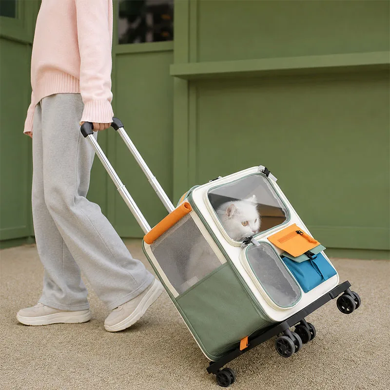 Pet Carrier with Wheels