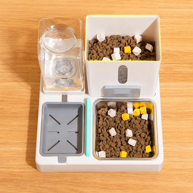 Pet Water Dispenser Automatic Feeder Flow Unplugged Bowl