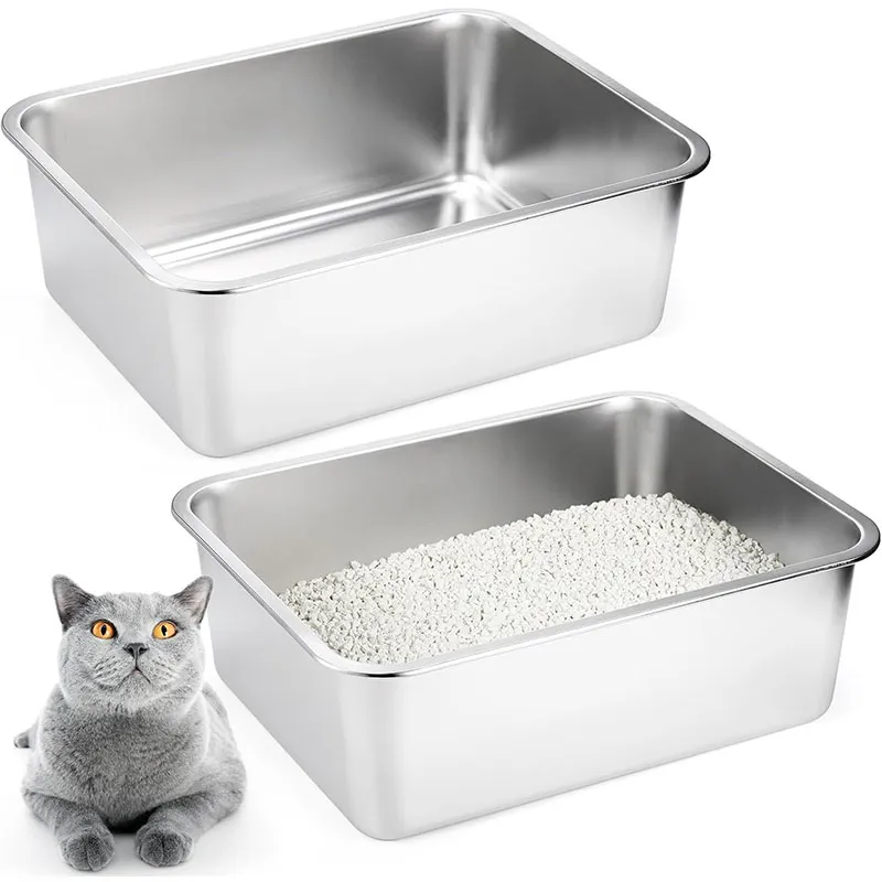 Stainless Steel Cat Litter Box