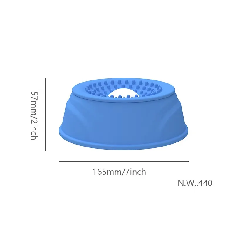 Dog Lick Bowl with Rolling Ball