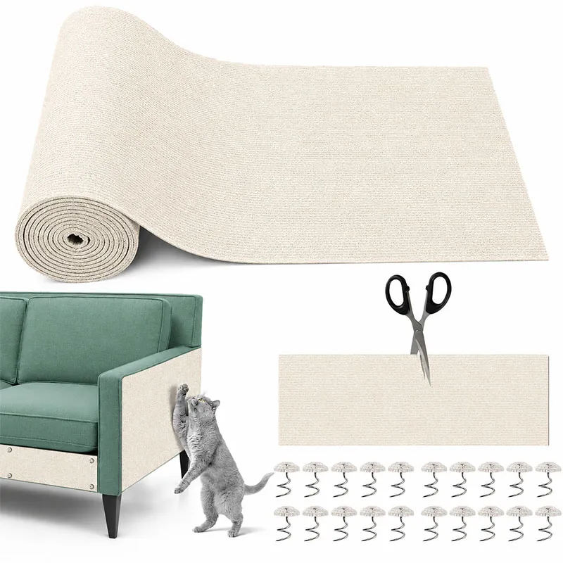 Cat scratcher couch protector