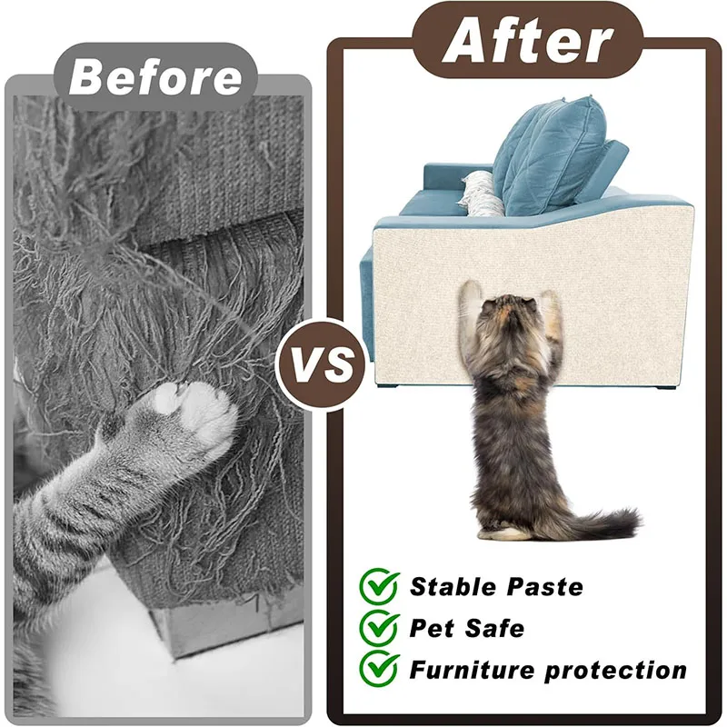 Cat scratcher couch protector