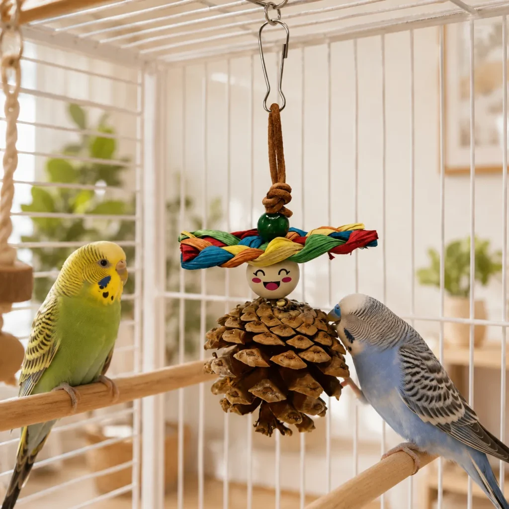 Bird Wind Chime: Are Wooden Hanging Toys Good for Pet Birds?