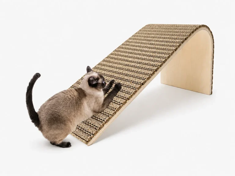 L-Shaped Cat Scratcher and Scratch Post: A Space-Saving Cat Scratch Solution for Modern Homes