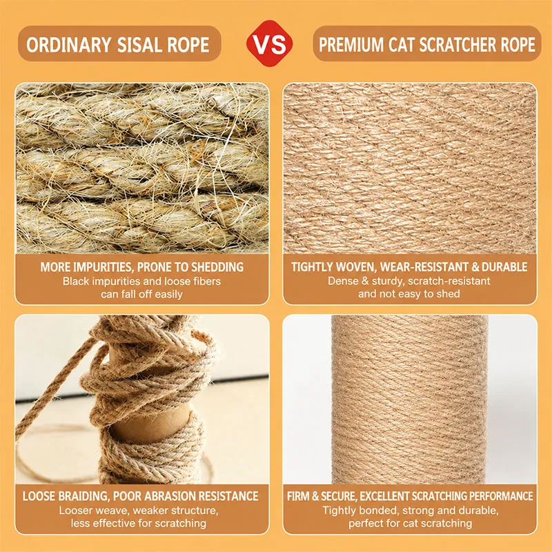 DIY cat scratcher rope