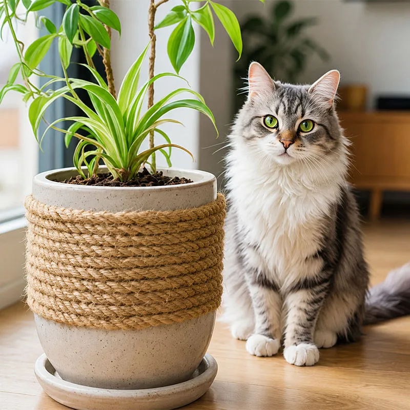 DIY cat scratcher rope