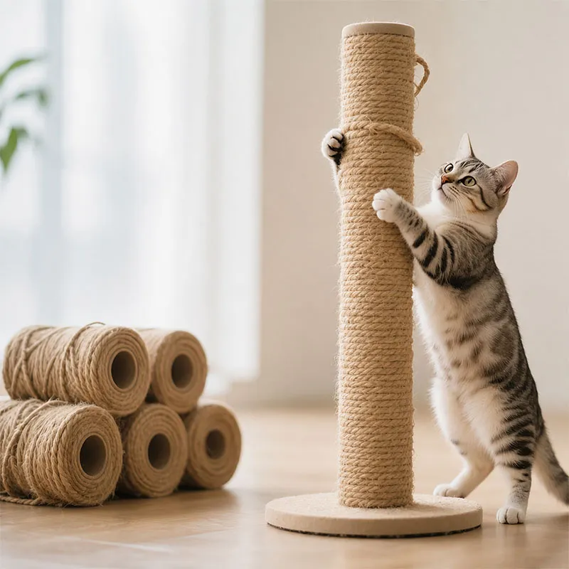 DIY cat scratcher rope