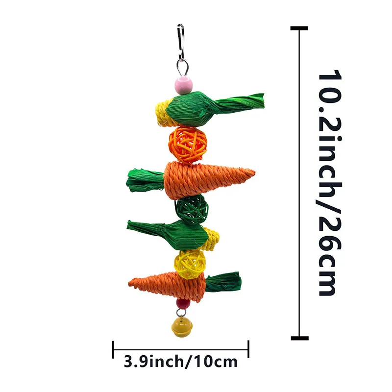 wooden wind chime bird toy
