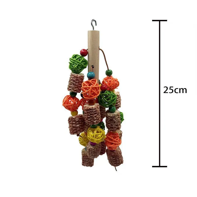 wooden wind chime bird toy