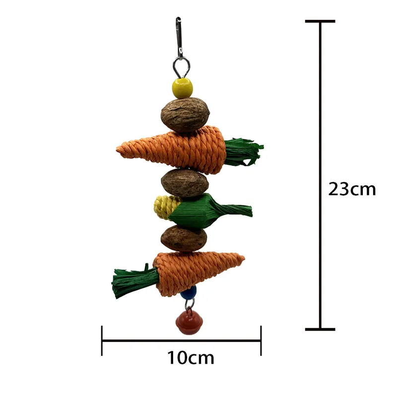 wooden wind chime bird toy