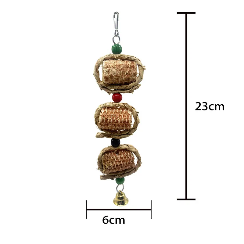 wooden wind chime bird toy