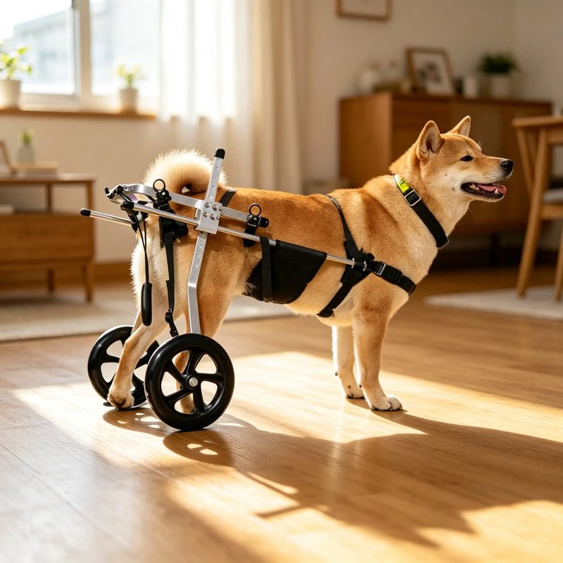Lightweight Metal Hind Leg Support Dog Cart