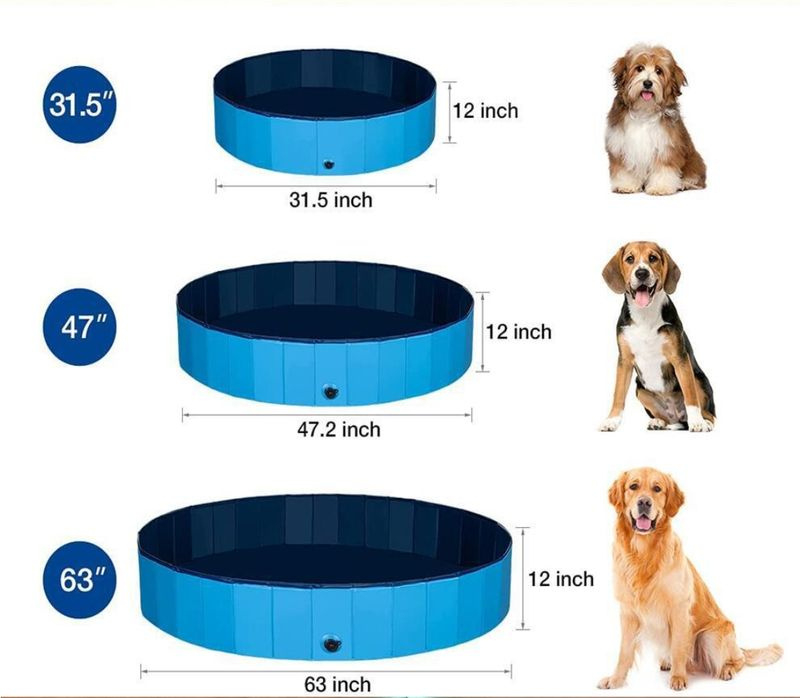 foldable portable dog pool, foldable dog pool, portable dog pool, collapsible dog pool, dog swimming pool, dog paddling pool,