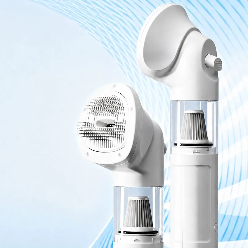 3-in-1 Pet Hair Dryer Brush with Vacuum Comb for Cats and Dogs