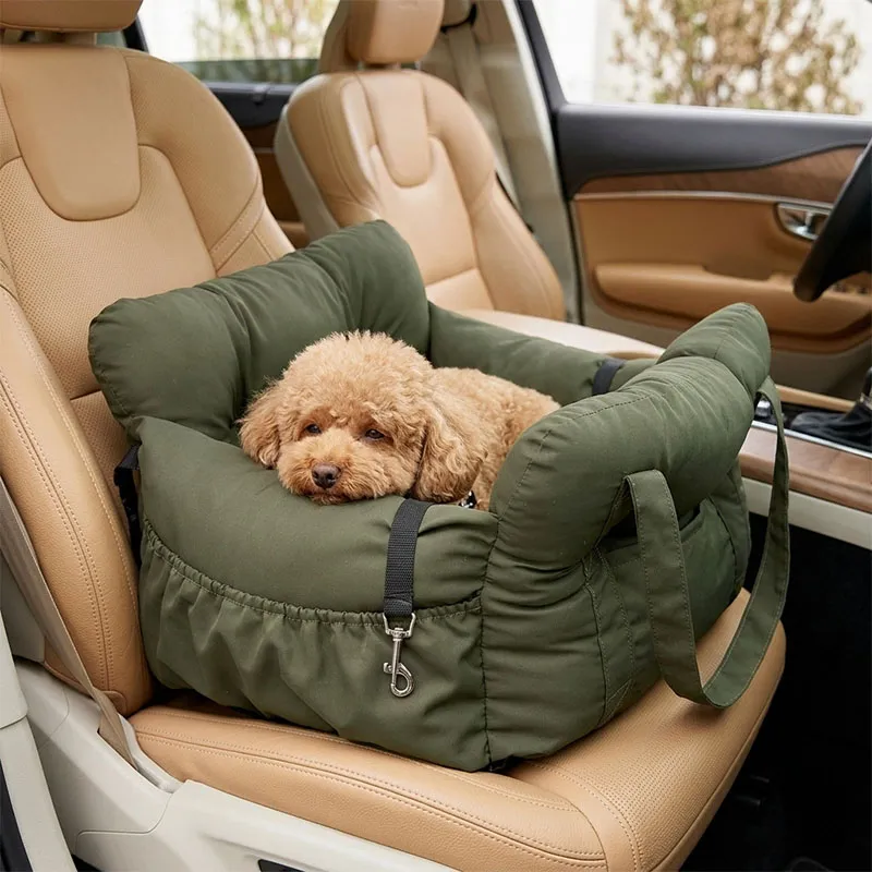 Portable Safety Co-pilot Medium-sized Travel Dog Car Bed