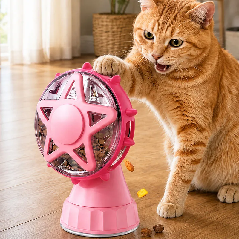 Plastic Interactive 2 in 1 Cat Carousel Ferris Wheel Toys