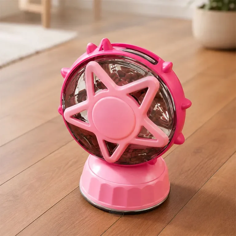 Interactive Cat Toy for Indoor Cats: Plastic 2-in-1 Cat Carousel Ferris Wheel Toy