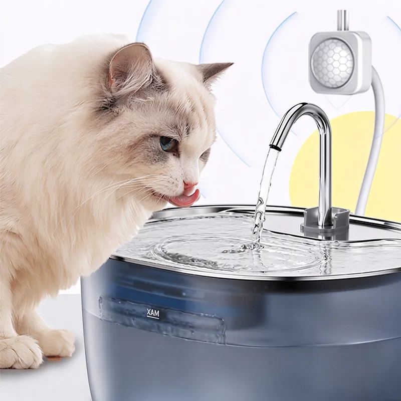 Stainless Steel Automatic Smart Pet Water Fountain Dispenser